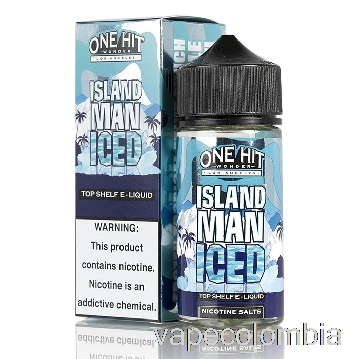 Vape Recargable Island Man Iced - E-líquido One Hit Wonder - 100ml 6mg